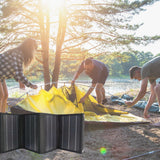 Panneau solaire portatif pliable SolarTec 60 - 60W 18V 3,3A - 6 pans monocristallins - Port USB A/C - Câble DC - Protec