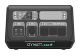 Station électrique portable IZYWATT.eco 2048Wh / 2200W + fonction injection réseau réglable 0-800W