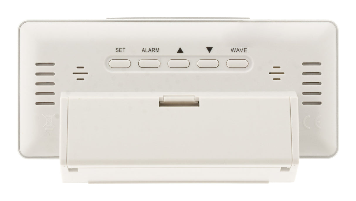 Station météo Noir et Blanc avec capteur sans fil (IP44) - Zenitech