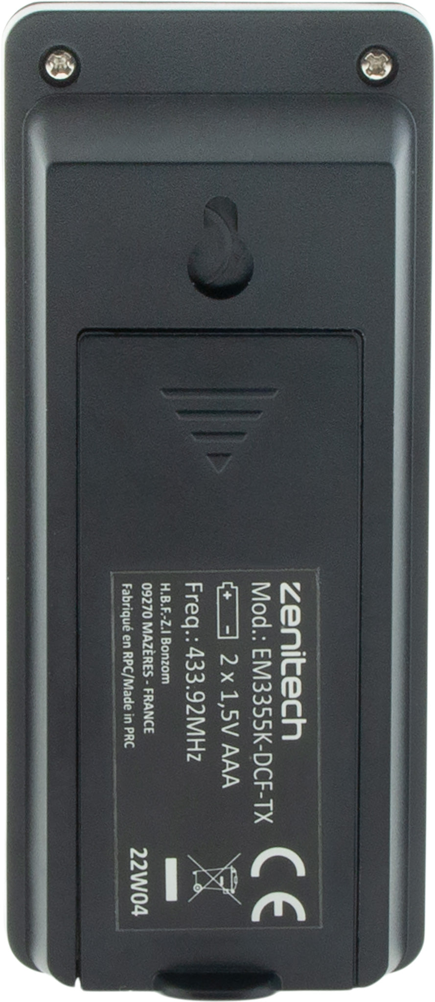 Capteur stations météo 910009 et 910013 - Noir - Zenitech