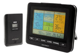 Station météo couleur avec capteur sans fil (IP44) - Zenitech