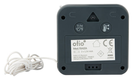 Thermomètre hygromètre à sonde - Otio