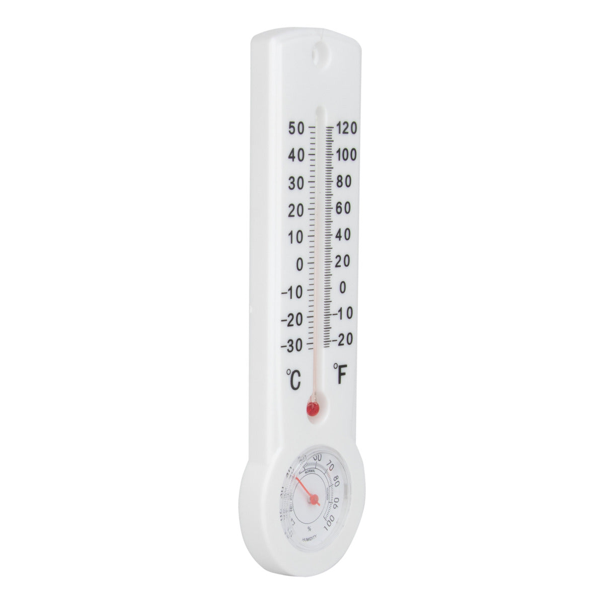 Thermomètre hygromètre analogique - Blanc - Otio