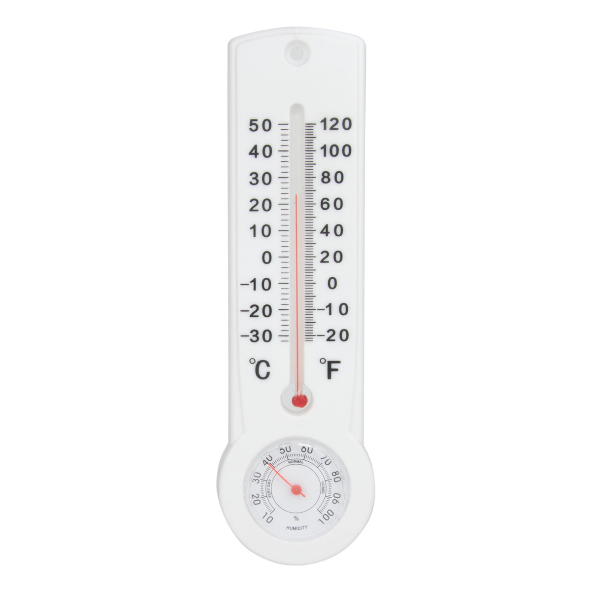 Thermomètre hygromètre analogique - Blanc - Otio