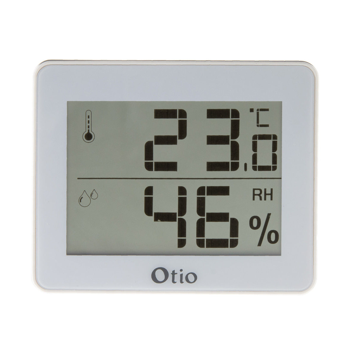 Thermomètre hygromètre digital - Blanc - Otio