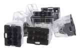 Lot de 50 bornes 8 entrées fil rigide 0,5 à 2,5 mm² - Eaton Capri