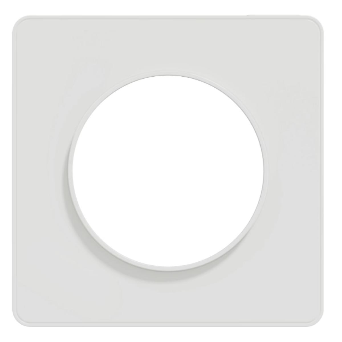 Plaque 1 poste horizontale/verticale - Odace Touch - Schneider