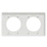 Plaque 2 postes H/V entraxe 71 mm - Odace - Schneider