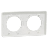 Plaque 2 postes H/V entraxe 71 mm - Odace - Schneider