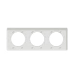 Plaque 3 postes H/V entraxe 71 mm - Odace Touch - Schneider