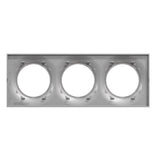 Plaque 3 postes H/V 71 mm - Odace Styl - Schneider