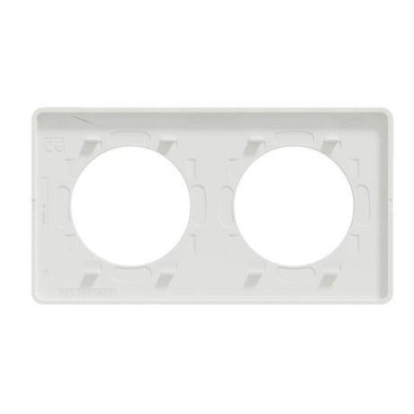 Plaque de finition 2 postes Odace Styl - translucide  - Schneider