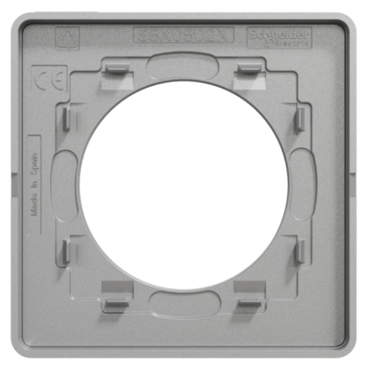 Plaque déco 1 poste - Odace Touch - Schneider