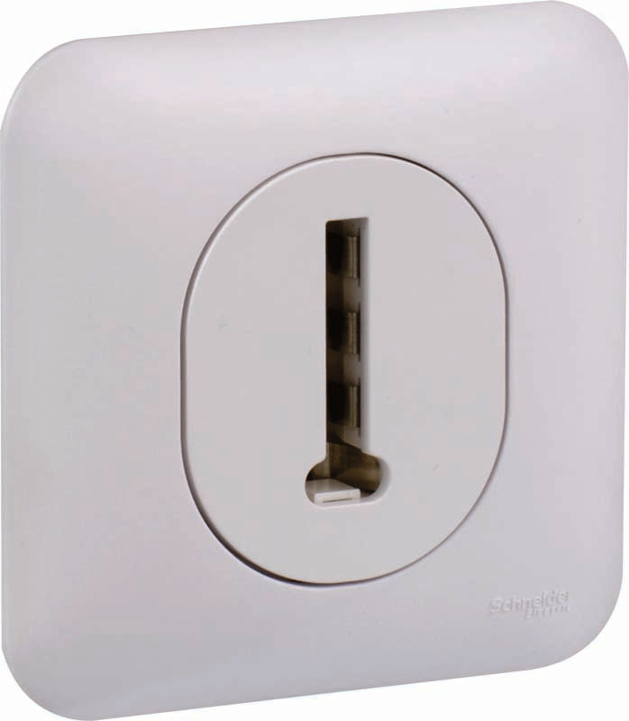 Prise téléphone en T 8 contacts - blanc - Ovalis - Schneider