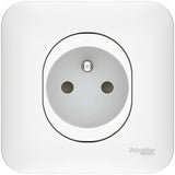 Prise 2P+T 16A connexion auto - Ovalis - Schneider