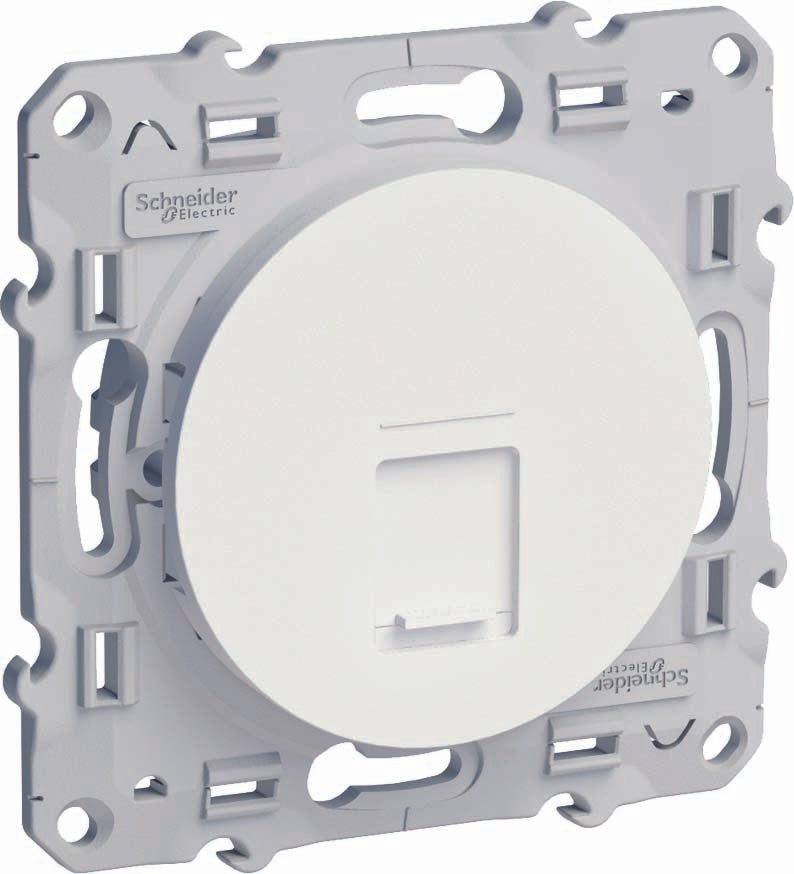 Prise RJ45 grade 1 (téléphone) cat 5 UTP - Odace - Schneider
