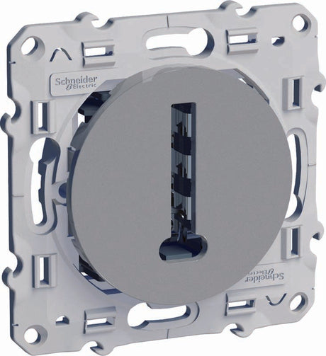 Prise téléphone en T 8 contacts à vis - Odace - Schneider