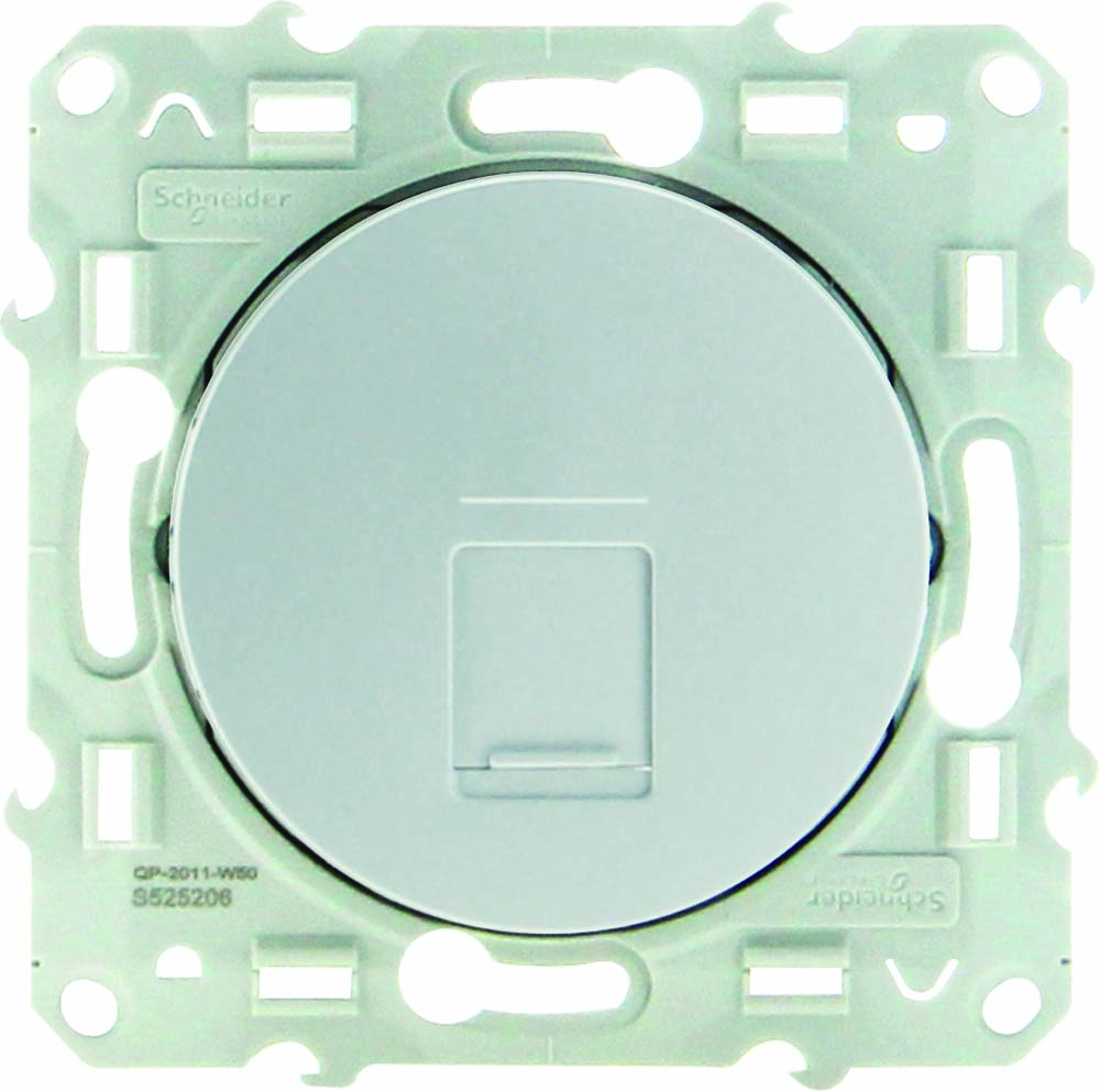 Prise RJ45 grade 1 (téléphone) cat 5 UTP - Odace - Schneider