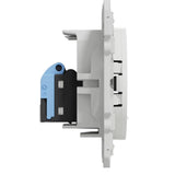 Prise RJ45 cat 6 blindée à vis Blanc - Odace - Schneider