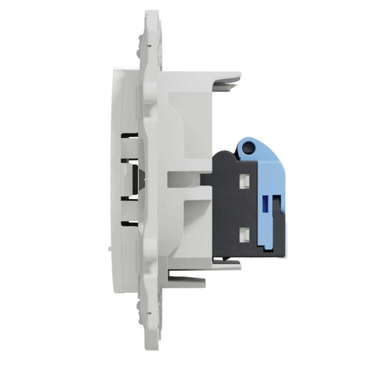 Prise RJ45 cat 6 blindée à vis Blanc - Odace - Schneider