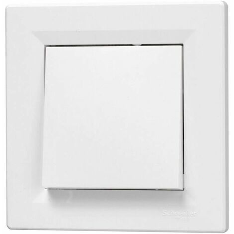 Interrupteur encastré va-et-vient Asfora 40mm - Schneider
