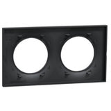 Plaque 2 postes H/V entraxe 71 mm - Odace - Schneider