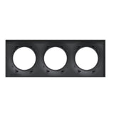 Plaque 3 postes H/V 71 mm - Odace Styl - Schneider