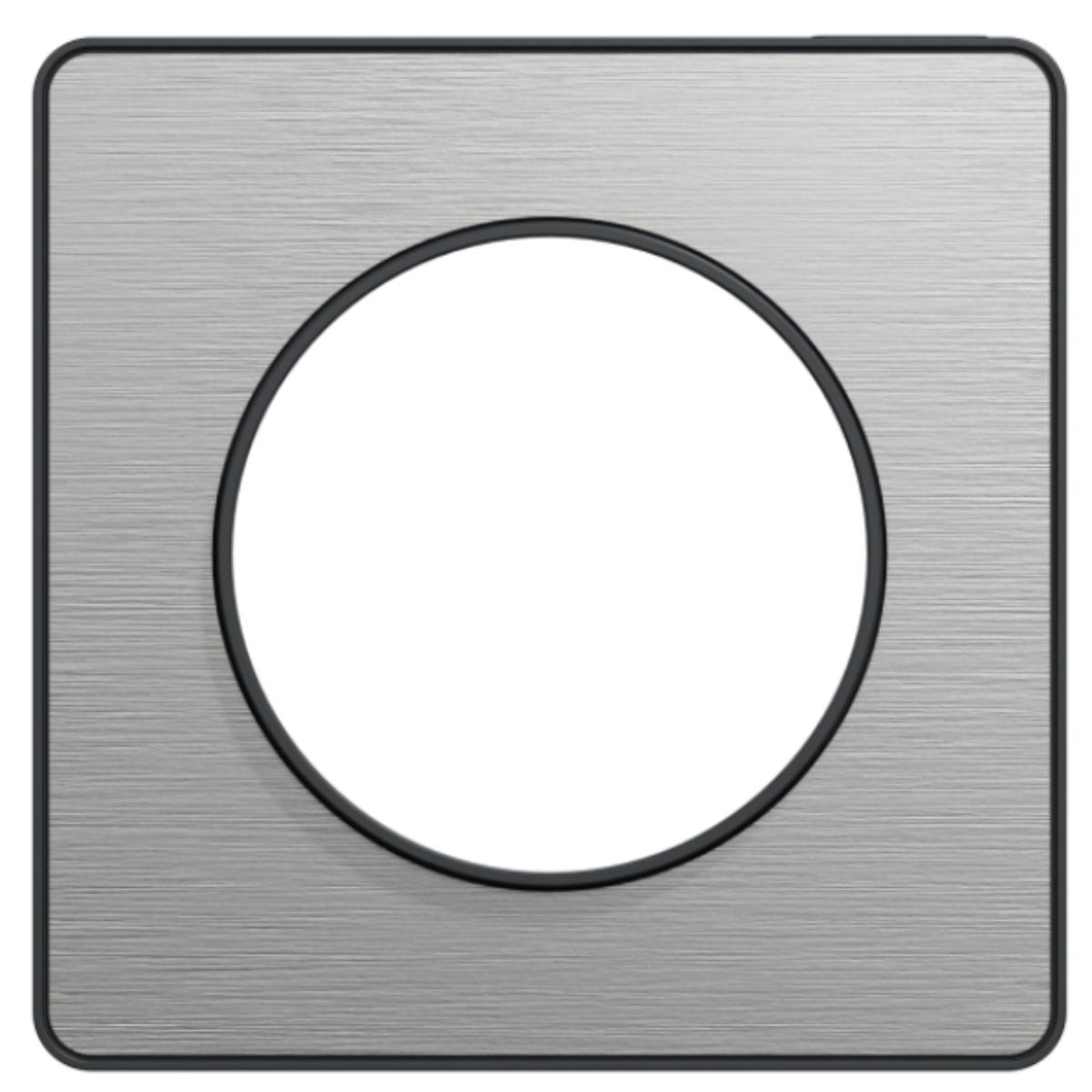 Plaque 1 poste - Odace Touch - Schneider