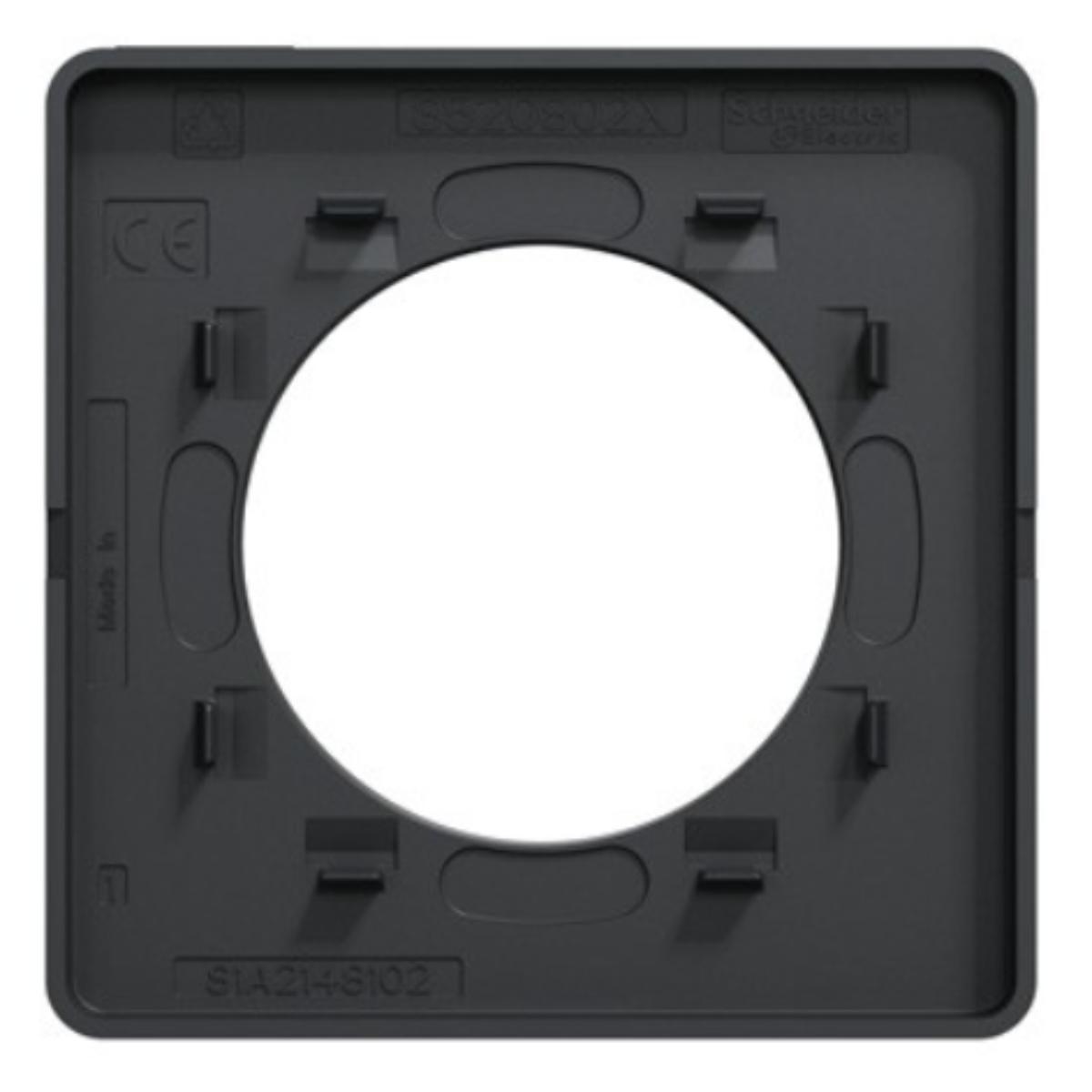 Plaque 1 poste - Odace Touch - Schneider