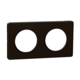 Plaque 2 postes H/V - Odace Touch - Schneider