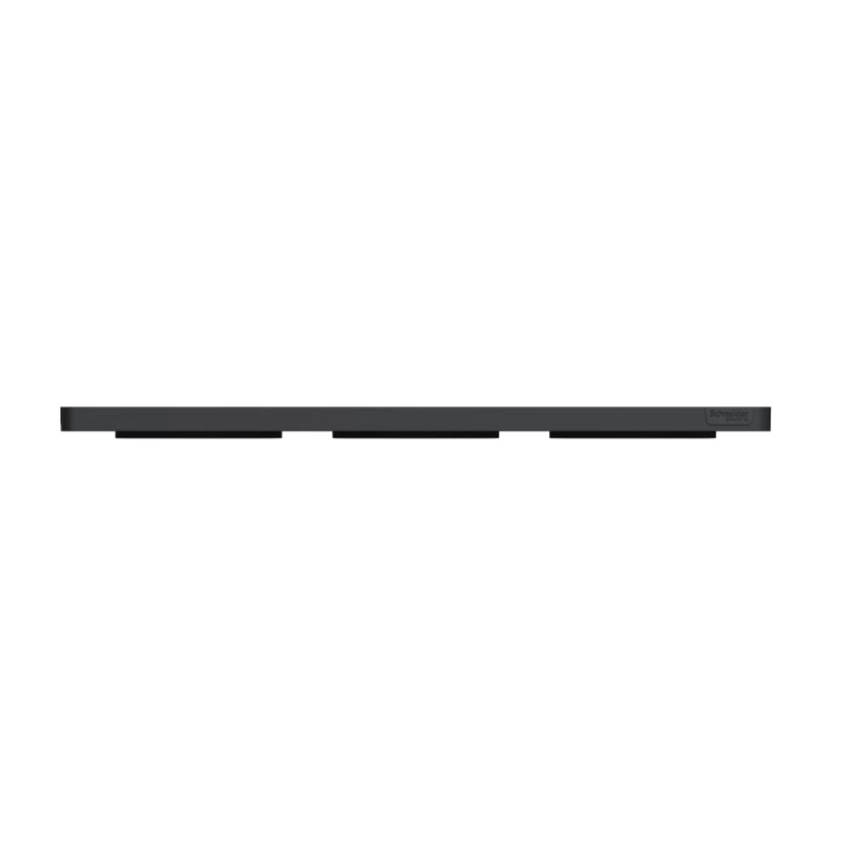 Plaque 3 postes H/V entraxe 71 mm - Odace Touch - Schneider
