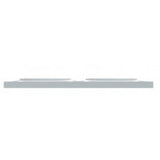 Plaque 2 postes H/V entraxe 71 mm - Odace Styl - Schneider