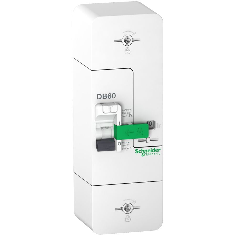Disjoncteur de branchement Resi9 DB60 1P+N, 500mA, IP40 - Schneider