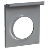 Plaque de finition 1P + support téléphone - Odace - Schneider