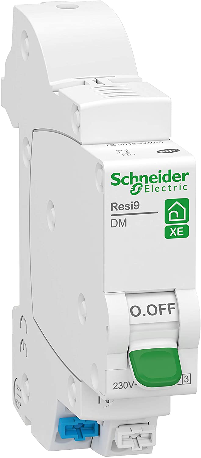 Disjoncteur automatique Rési9 1P+N (16A Courbe C/ 3KA) XE - Schneider