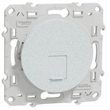 Prise RJ45 cat 6 non blindée à vis Blanc - Odace - Schneider