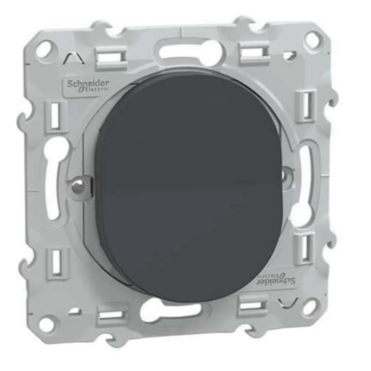 Bouton poussoir fermeture 10A - Ovalis - Schneider
