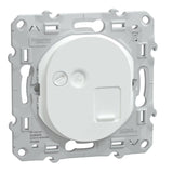 Prise RJ45 cat 6 blindée auto Blanc - Ovalis - Schneider