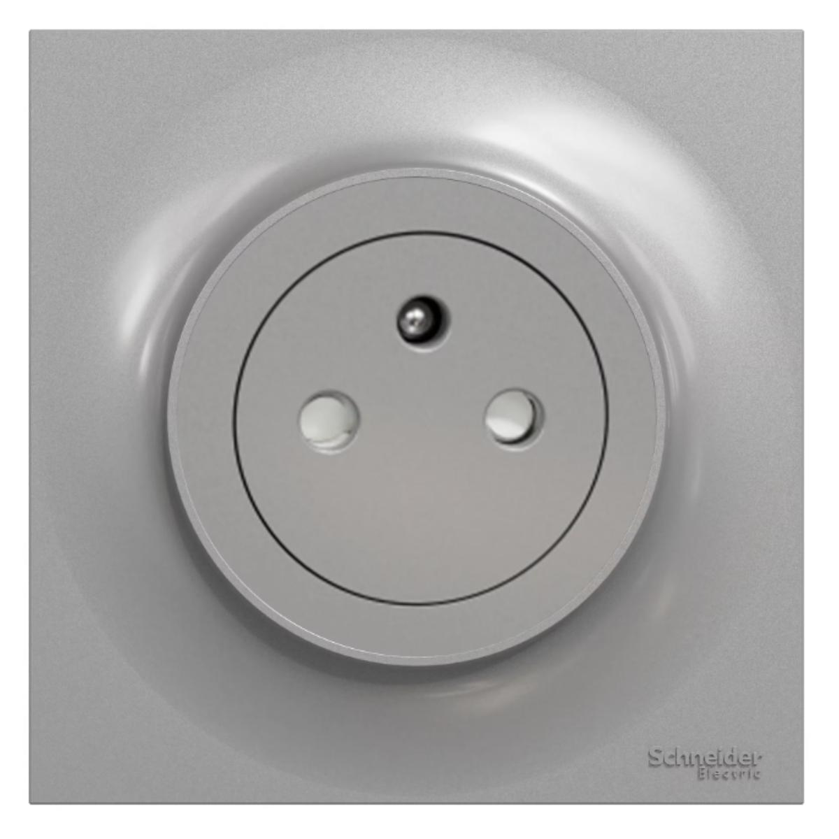 Prise affleurante 2P+T 16A Odace - Schneider