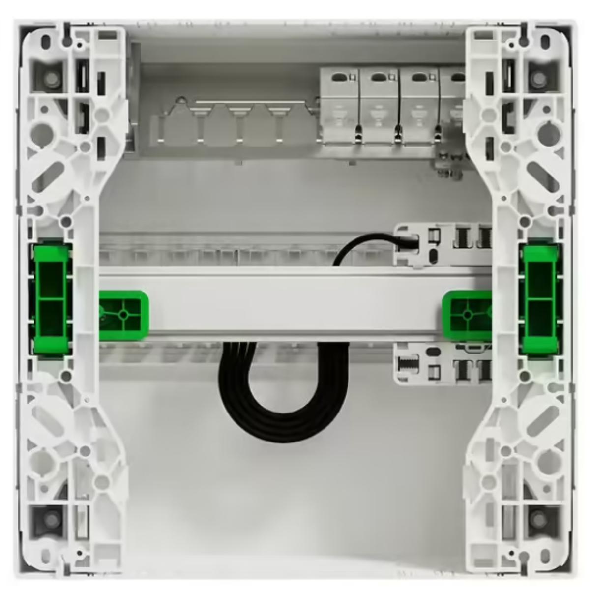 Coffret de communication avec 4 prises RJ45 et TV - Resi9 Connect - Schneider