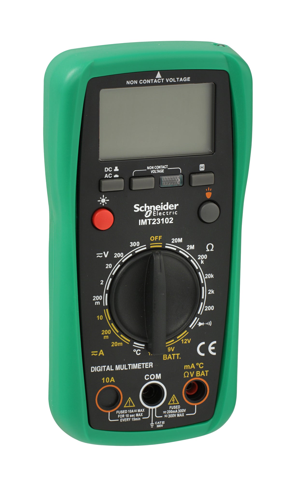 Multimètre numérique Cat III (300V) écran LCD - Schneider