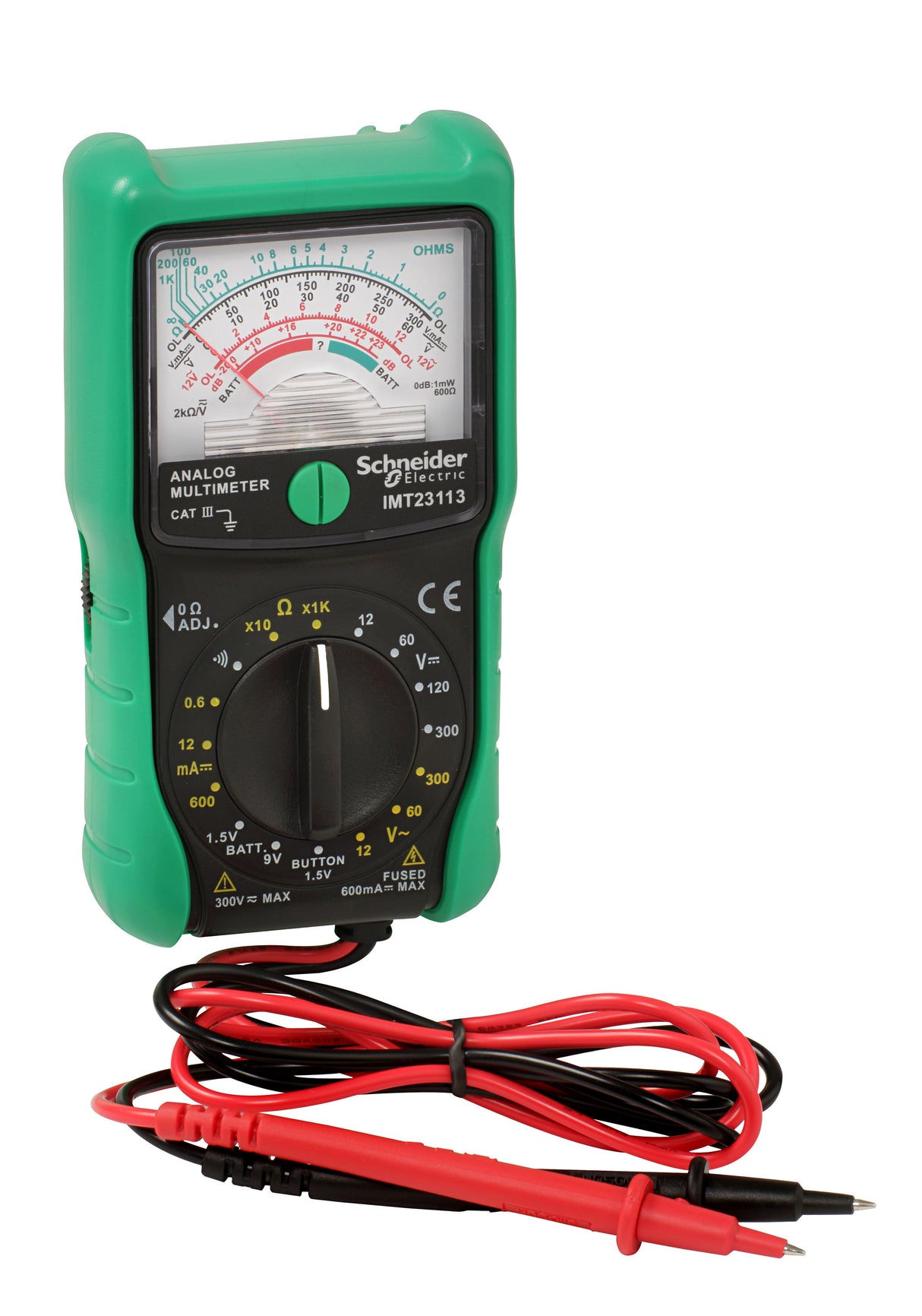 Multimètre analogique Cat III (300V) - Schneider