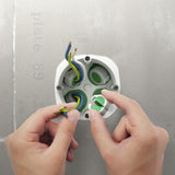 Boîte encastrement 67mm prof. 40mm 1 poste - Multifix - Schneider