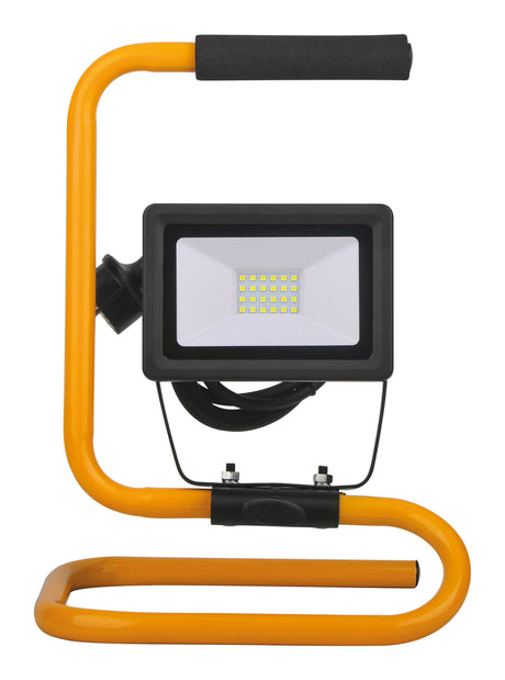 Projecteur LED portable + câble 20W - Jaune - Zenitech