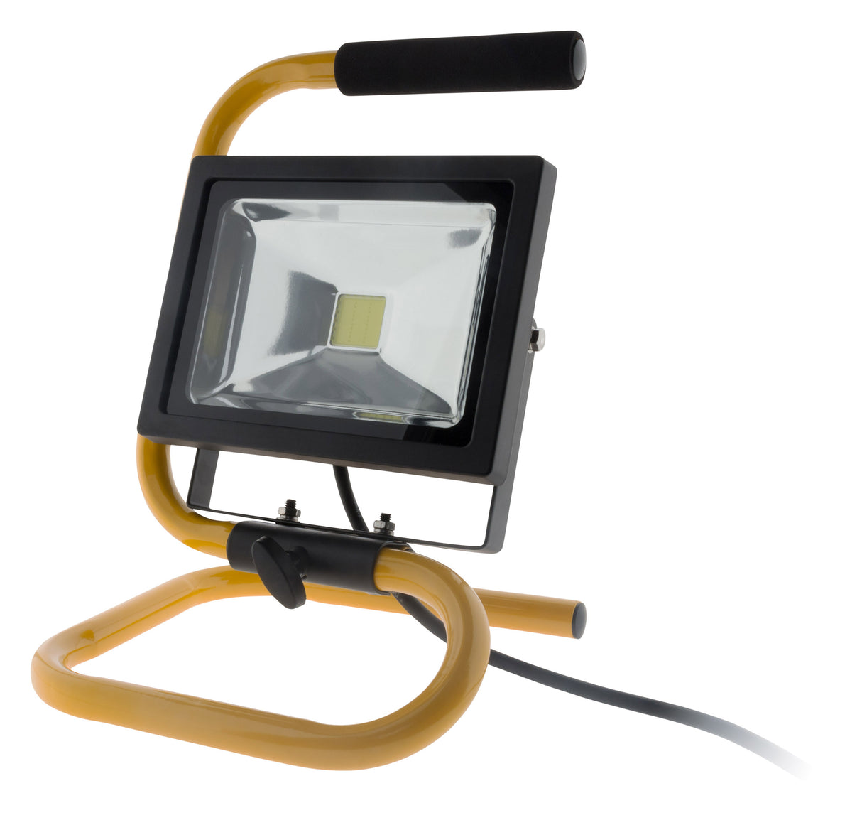 Projecteur LED portable + câble 20W - Jaune - Zenitech