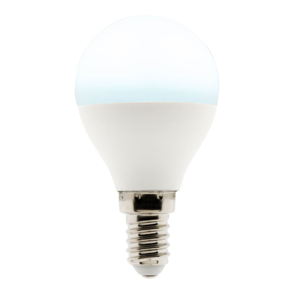 Ampoule LED Sphérique E14 - 5W - Blanc froid - 400lm - 6500K - Zenitech