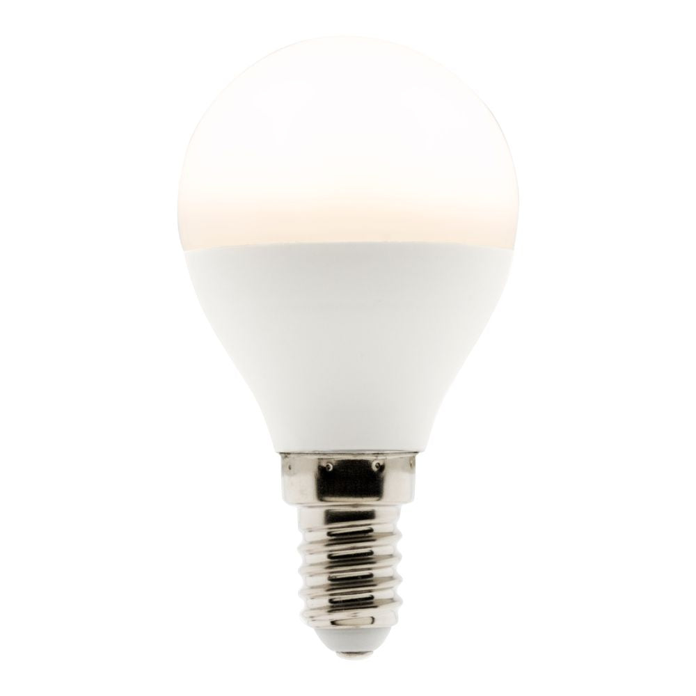 Ampoule LED sphérique E14 5,2W - Blanc chaud - 470lm 2700K  - Zenitech