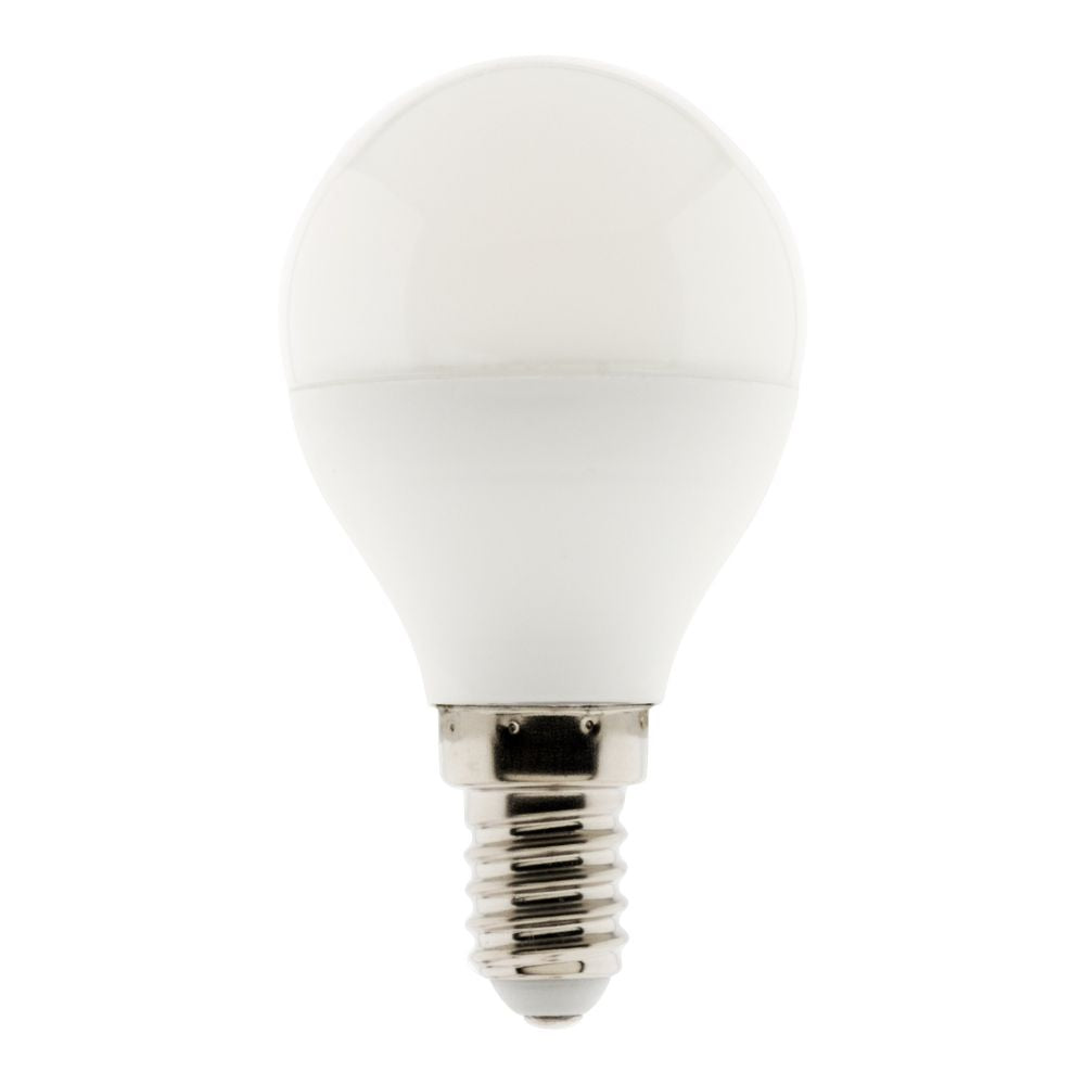 Ampoule LED sphérique E14 5,2W - Blanc chaud - 470lm 2700K  - Zenitech