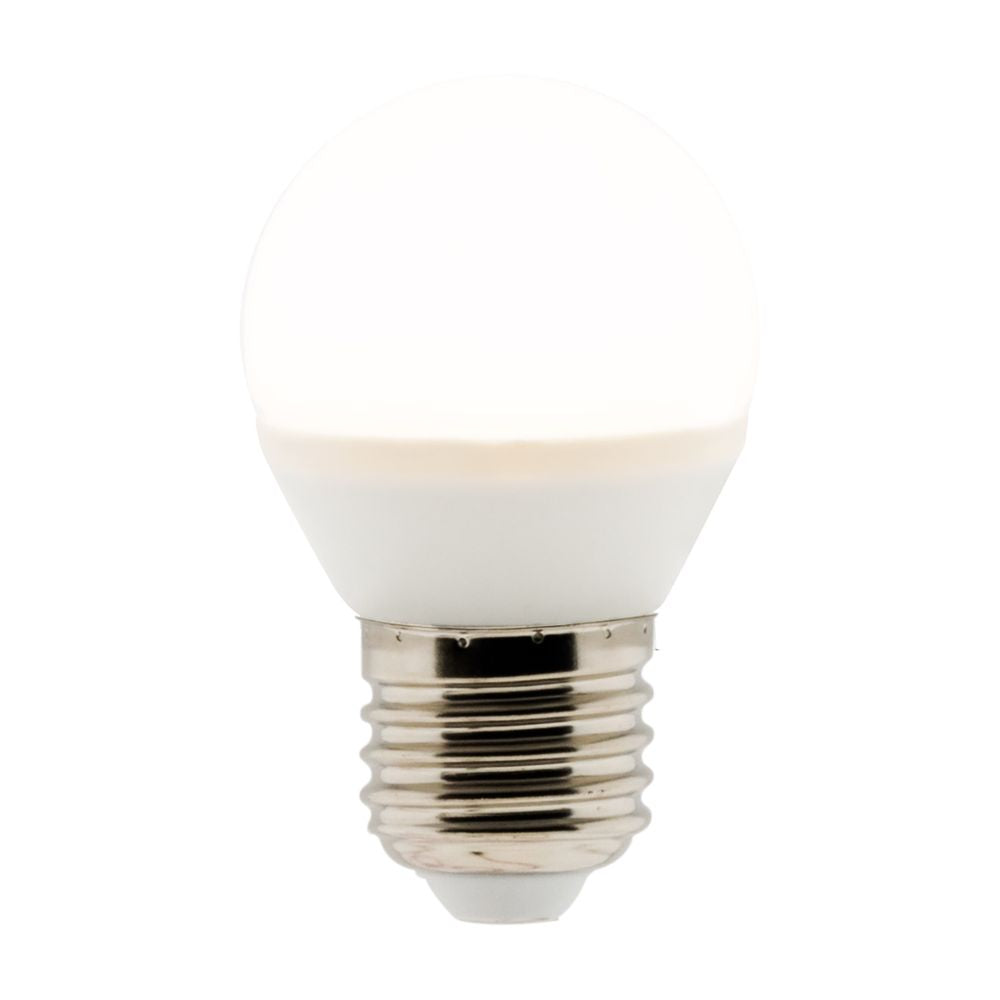 Ampoule LED sphérique E27 5,2W - Blanc chaud - 470lm 2700K  - Zenitech
