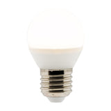 Ampoule LED sphérique E27 5,2W - Blanc chaud - 470lm 2700K  - Zenitech